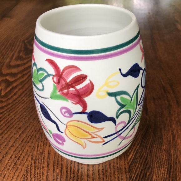 Poole Pottery Traditional Ware Floral Vase BN ~ vintage - Picture 2 of 7